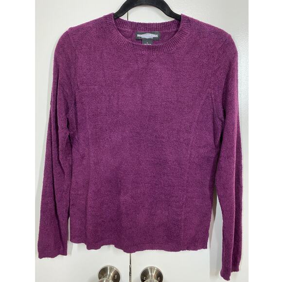 World Republic Clothing Co Plum Crew Neck Long Sleeve Sweater SM / MED - Picture 2 of 9